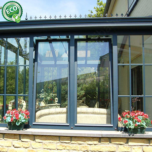 American Aluminum Frame Soundproof Double Opening Tilt and Turn <b>Casement</b> <b>Windows</b> Manufacturer NFRC - Product Image 3