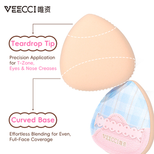 VEECCI/Serie de Esponjas de Maquillaje Marshmallow con Patrón de Calidad Superior, Esponja Suave y de Ajuste Perfecto para Base de Maquillaje, Linda - Product Image 4