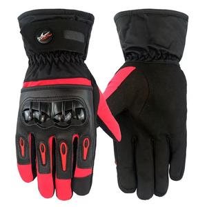Gants de moto chauds, style hiver, imperméables, coupe-vent, pour la conduite en moto, gants multifonctionnels - Product Image 5