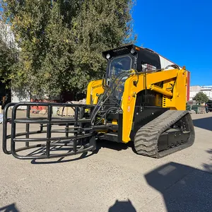 Gratis Verzending Skid Stuur Loader Trencher 1500Kg 100hp Schranklader Met Vijzel Boor