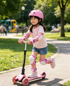 Protector Ajustable para Muñeca, <span class=keywords><strong>Codo</strong></span> y Rodilla, Juego de Protección para Niños, Patines, Equipo de Protección con Casco, Equipo de Protección para Fitness - Product Image 4