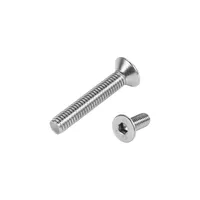Vis à tête hexagonale en acier inoxydable 316 A4-70 DIN7991 métrique M3-M10, vis Allen