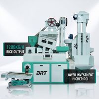 Machine électrique combinée 30 TPD pour décorticage et polissage du riz avec moteur, pour ligne de traitement des céréales agricoles et commerciales
