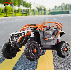 Voiture électrique pour enfants de haute qualité à quatre roues, grande batterie <span class=keywords><strong>12V</strong></span>, 2 places, télécommande, voiture électrique pour enfants à conduire - Product Image 2