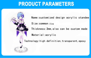 2026 Chất lượng cao không có moq mẫu miễn phí yêu cầu tùy chỉnh in phim hoạt hình <span class=keywords><strong>Acrylic</strong></span> Nhân vật Standee hiển thị đứng - Product Image 6