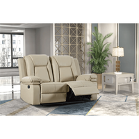 SANS 3+2+1 Modernes 7-Sitzer Leder Manuelles Verstellbares Drehbares Modulares Sofa-Set für Wohnzimmermöbel