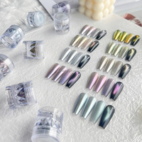 Poudre de vernis à ongles magnétique UV effet œil de chat SH Amber Fall Water Light avec pigment inorganique oxyde de fer