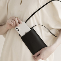Ins Style sac à main en cuir PU pour téléphone portable, sac à bandoulière pour téléphone portable pour femmes
