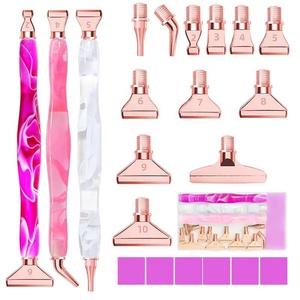 XIXI 5D DIY Accesorios para Pintura de Diamantes Acrílicos Pintados a Mano, Tapete Antideslizante Hecho a Mano, Kits de Bandejas de Diamantes de Forma Irregular - Product Image 2