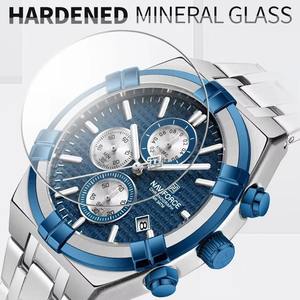 Drioshipping marca de alta calidad de acero inoxidable nuevo diseño tendencia diseño bajo MOQ impermeable personalizado hombre reloj de cuarzo - Product Image 5