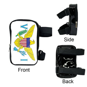Bolsa de pierna con bandera de las Islas Vírgenes de EE. UU., bolsa de pierna caribeña impermeable de gran capacidad, nueva bolsa de Carnaval de moda 2025 - Product Image 3