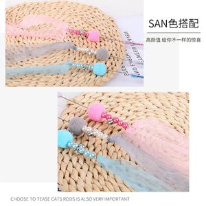 Baguette de chat en ruban féerique, jouet interactif pour chat, jouet sonore pour chat, résistant aux griffures, anti-morsure, fournitures pour animaux de compagnie - Product Image 2