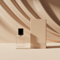 Flacons de parfum en verre anti-enfants avec pompe pulvérisatrice, MOQ 500 pièces, 30ml 50ml 100ml, tailles personnalisables, boîte plate