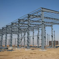 Bâtiment d'entrepôt préfabriqué à faible coût en structure acier, atelier à poutres en H, entrepôt de stockage en structure acier légère