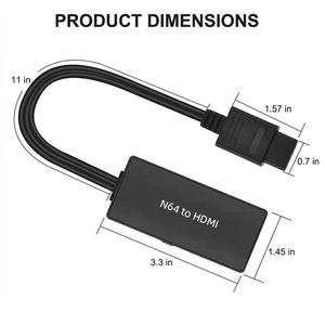 Câble convertisseur AV vers <span class=keywords><strong>HDMI</strong></span> pour accessoires de console de jeu rétro N64 <span class=keywords><strong>NES</strong></span> NGC - Product Image 2
