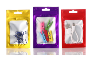 Stocks Macaron-colored Resealable <b>Bags</b> with <b>Transparent</b> Front Colored Jewelry Resealable <b>Bags</b> <b>Makeup</b> Self-sealing <b>Bags</b> - Product Image 5