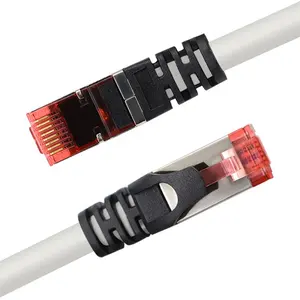 Liansu لل المهنية الصانع أكثر الألوان شبكة محمية Cat6a Sftp جولة كابل شبكة محلية cat6a التصحيح الحبل