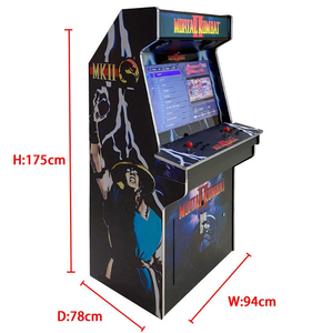 เครื่องเกมอาร์เคดคลาสสิก <span class=keywords><strong>Mortal</strong></span> <span class=keywords><strong>Kombat</strong></span> II จอ LCD ขนาด 32 นิ้ว |   ตู้เกมต่อสู้สำหรับ 2 ผู้เล่น สำหรับใช้ในเชิงพาณิชย์และที่บ้าน - Product Image 5