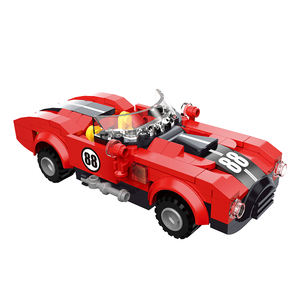 COGO 173 Piezas Novedad Ladrillos de Plástico ABS Coche de Carreras a Fricción Juguetes Educativos de Bloques de Construcción - Product Image 3