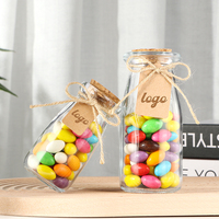 Tarros de cristal redondos pequeños de 100ml y 200ml, superventas, vacíos, para mermelada, azúcar, miel, pudín, incluye etiquetas y cordón.