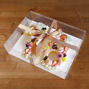 Custom Food Grade <b>Transparent</b> Gift <b>Box</b> Wholesale PET Cupcake Packaging Boxes - Product Image 1