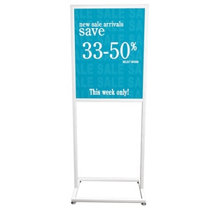 Chuyên nghiệp tùy chỉnh hiện Đại Kim Loại hiển thị giá đứng siêu thị cử<span class=keywords><strong>a</strong></span> hàng bán lẻ lối vào giảm giá khuyến mãi Poster quảng cáo - Product Image 1