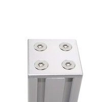 Plaque de connexion extérieure 3 trous 5 trous en forme de T Plaques d'assemblage Support d'angle Connecteur d'angle Plaque de base en aluminium pour profilé en aluminium