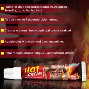 Crème amincissante et raffermissante à base de plantes Sumifun, crème de sécurité pour la perte de poids, pommade pour la remise en forme, massage musculaire de l'abdomen, 10 ml - Product Image 3