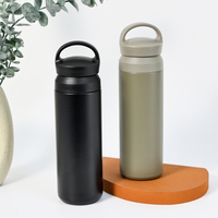 Bouteilles isothermes en acier inoxydable à double paroi de 350 ml et 500 ml, personnalisables avec logo, pour l'extérieur et le bureau, vente en gros