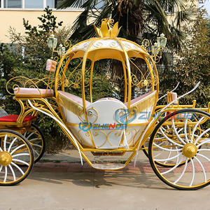 Carruaje de Calabaza Eléctrico a Precio de Mayoreo para Fiestas y Bodas, Decoración de Transporte Especial con Luces - Product Image 6