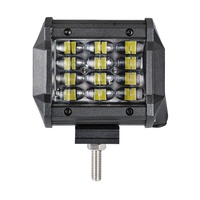 Nouvelle barre lumineuse de travail LED carrée encastrée 36W pour Jeep, camion, voiture, conduite tout-terrain, éclairage antibrouillard, système d'éclairage extérieur automobile