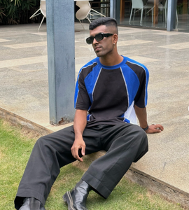 定制刺绣t恤棉质运动衫t恤超大足球运动衫 - Product Image 2