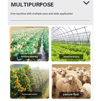 Pulvérisateur agricole électrique à essence haute pression 100L/160L, type chariot, pompe haute productivité pour l'arrosage des fermes