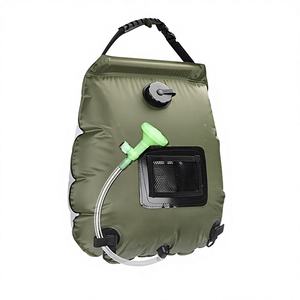 Sac de bain et de <span class=keywords><strong>douche</strong></span> extérieur <span class=keywords><strong>en</strong></span> PVC 20L avec capteur de chaleur <span class=keywords><strong>solaire</strong></span>, stockage d'eau portable - Product Image 1