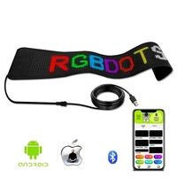Meilleur écran LED modulaire, panneau souple ultra-fin, panneau d'affichage à messages défilants, contrôlé par Bluetooth, RGB, intérieur