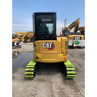 Mini-excavatrice d'occasion Caterpillar CAT303 303.5E 305.5 d'origine japonaise, excavatrice CAT303 3,5 tonnes avec accessoires