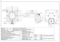 400W Servo planétaire 130 Plate-forme rotative creuse Réducteurs de vitesse à positionnement arbitraire à 360 ° Réducteur planétaire ODM personnalisé