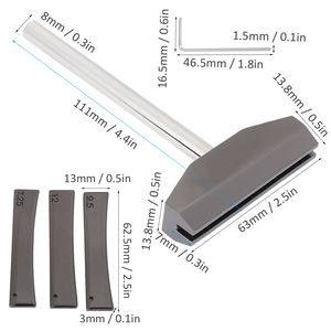 Prensa de traste para guitarra, insertos, herramienta de incrustación de placa de presión para instrumentos de cuerda de bajo - Product Image 5