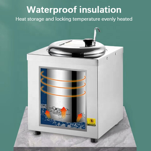 Il Porridge di zuppa di cibo di grande capacità per la ristorazione all'ingrosso mantiene caldo lo scaldazuppa intelligente in acciaio inossidabile - Product Image 3