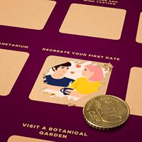 100 dates idées à gratter affiche à gratter aventure Couple réalisations motivationnelles liste de contrôle cadeau de la Saint-Valentin