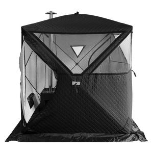 Tente <span class=keywords><strong>de</strong></span> sauna à vapeur d'extérieur, abri <span class=keywords><strong>de</strong></span> pêche sur glace hivernal, isolation renforcée, tissu Oxford, tente <span class=keywords><strong>de</strong></span> sauna d'extérieur avec cheminée - Product Image 4