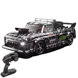 Voiture de drift RC 4x4 R1203 R1204 à l'échelle 1:12, radiocommandée 2,4 GHz, modèle de voiture de course avec lumières LED, télécommande métallique, USB - Product Image 1