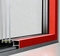 Ventanas Horizontales Abatibles de Aleación de Aluminio AIHAN, Estilo Europeo para Dormitorio, Alto Rendimiento de Sellado, Aislamiento Térmico, Ahorro de Energía