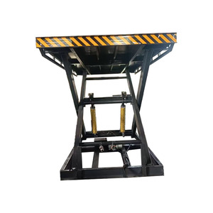 Plataforma Elevadora de Tijera Hidráulica Eléctrica de Acero con Certificación CE, Plataforma de Elevación Estacionaria para Trabajos de Construcción en Altura - Product Image 3