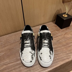 Zapatillas <span class=keywords><strong>de</strong></span> Lujo <span class=keywords><strong>de</strong></span> Alta Calidad para Hombre, Zapatos Casuales <span class=keywords><strong>de</strong></span> Cuero Genuino para Mujer, Marca GZ, Zapatos Deportivos <span class=keywords><strong>de</strong></span> Tenis, Mocasines con Cierre, Tallas 35-48 0017 - Product Image 2