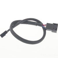 Câble d'extension de ventilateur CPU 4 broches pour carte mère, câble adaptateur PWM4P, câble d'alimentation 4 broches pour boîtier d'ordinateur