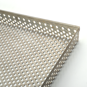 พัฟทำอาหารแบบเต็มขนาด460X660X27มม. ถาดโลหะ10ชิ้นสำหรับทันตกรรมอุปกรณ์ผ่าตัดช่องบนและล่างมีรูพรุน - Product Image 3