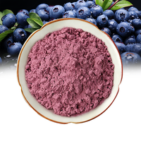 Poudre de Myrtille Naturelle - Poudre de Myrtille Lyophilisée 100% Pure pour Smoothies, Pâtisseries et Aliments Sains