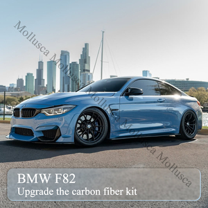 สปอยเลอร์หน้าคาร์บอนไฟเบอร์แท้สำหรับ M4 F82 ดิฟฟิวเซอร์หลัง สเกิร์ตข้าง กระจังหน้า ใบมีดกันลม - Product Image 1