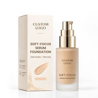 Cosmétiques Maquillage Fond de Teint Vegan Couvrance Totale Mat Imperméable Longue Tenue Fond de Teint Liquide Mat